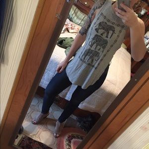 Elephant tank with high slits, size medium